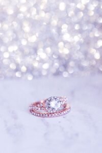 halo oval ring engagement with diamond accents
