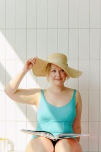 Styling a High Neck Swimsuit