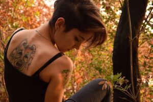Tattoo Placement Ideas for Women: The Complete 2026 Guide diagram showing tattoo pain levels mapped across the female body from least to most painful zones