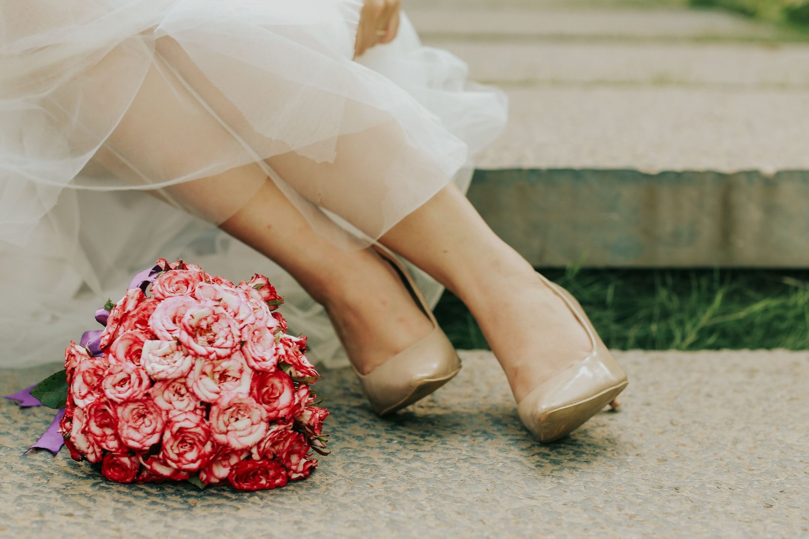 Glitter Fabric Heels