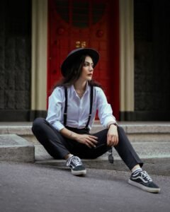 The Ultimate Guide to Womens Collared Tops (Updated for 2026) step by step outfit build starting with a white collared shirt and ending with a full work outfit